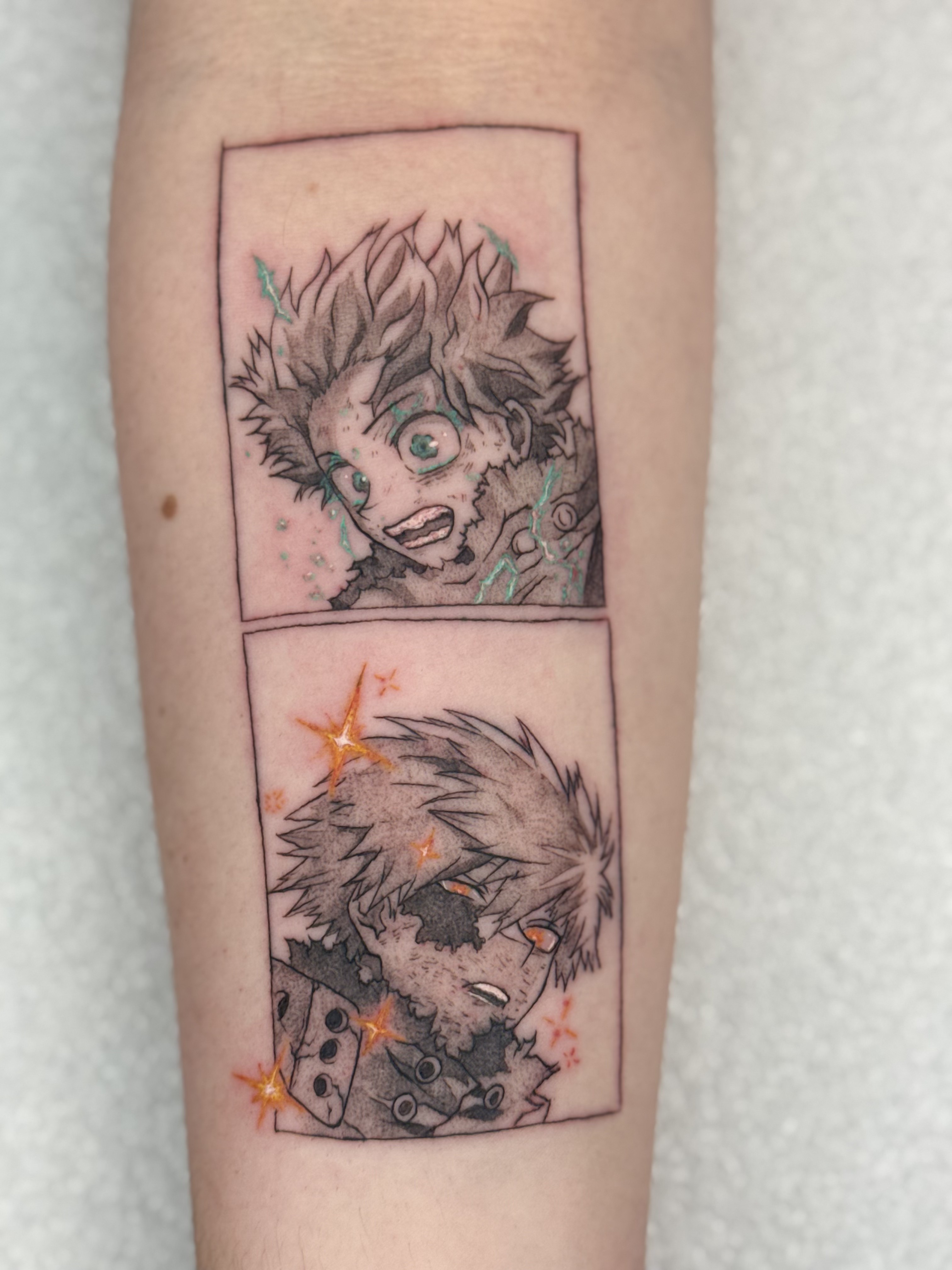 Manga Panels — Anime · Colour tattoo by Ana at Blasian Ink